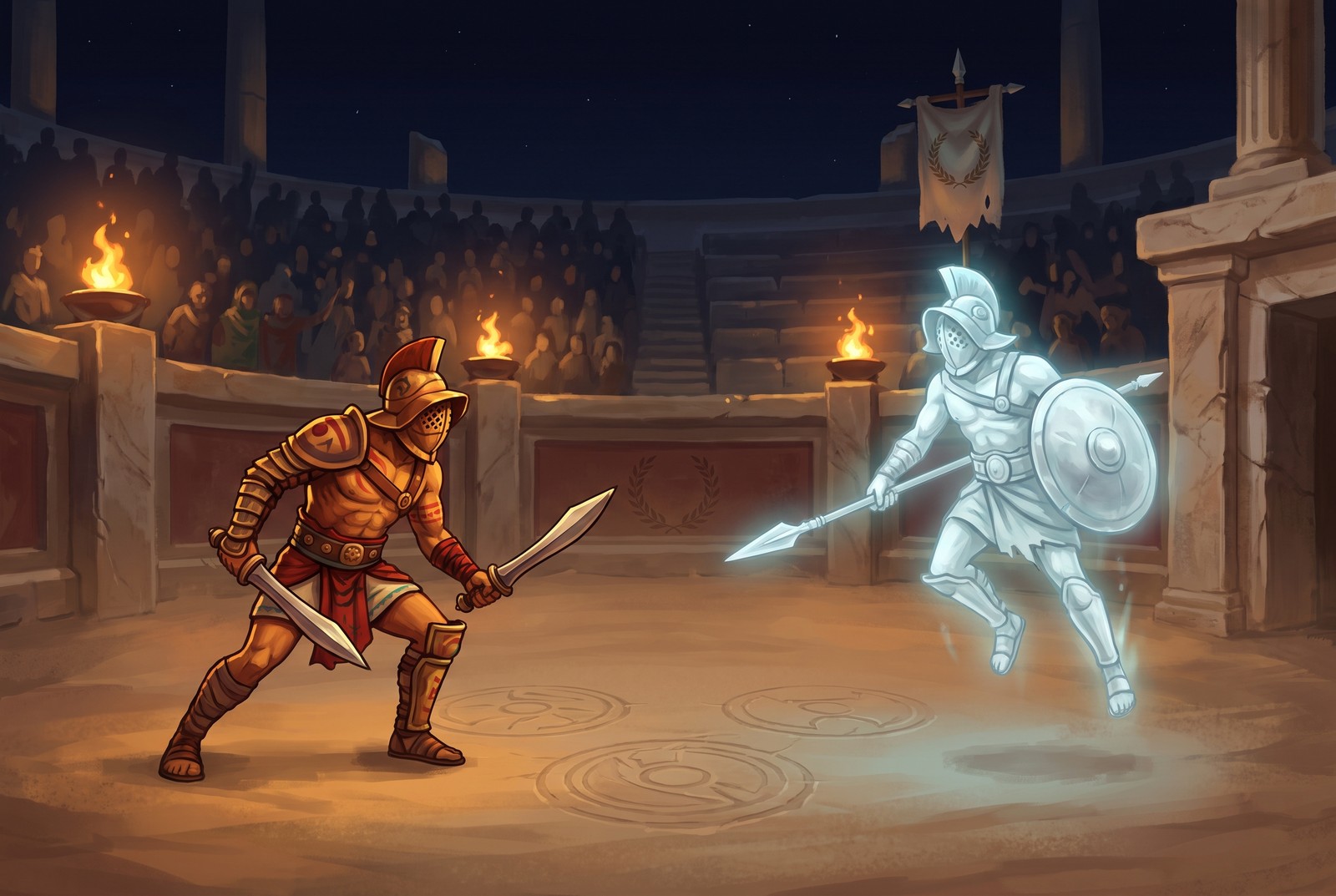 The ghost arena
